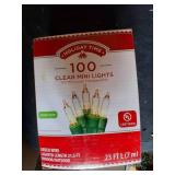Holiday Time 100ct White Christmas Lights