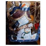 Vintage Snowman Decor