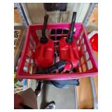 2 Red Gas Cans