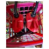 2 Red Gas Cans