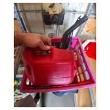 2 Red Gas Cans