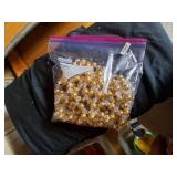 Gold & Clear Beads for Christmas Tree