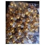 Gold & Clear Beads for Christmas Tree