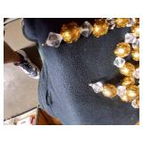 Gold & Clear Beads for Christmas Tree
