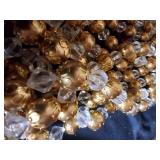 Gold & Clear Beads for Christmas Tree