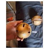Vintage Bronze Christmas Bell Ornaments