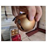 Vintage Bronze Christmas Bell Ornaments