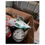 Box Full of Misc. Christmas Ornaments