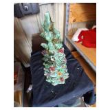 Vintage Handmade Clay Christmas Tree