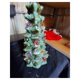 Vintage Handmade Clay Christmas Tree