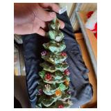 Vintage Handmade Clay Christmas Tree