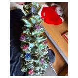 Vintage Handmade Clay Christmas Tree