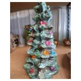 Vintage Handmade Clay Christmas Tree