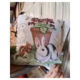 2 Vintage Easter Pillows