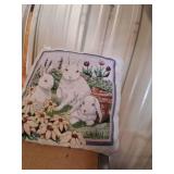 2 Vintage Easter Pillows