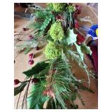 Christmas Faux Pine Leaves Decor