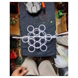 canning jar lifter with a wooden handle & egg holder