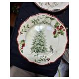 Better Homes & Garden Christmas Glass Plate Set