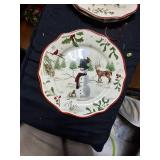 Better Homes & Garden Christmas Glass Plate Set
