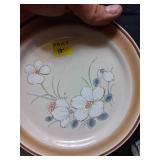 Water Color Hand Painted Glass Plates