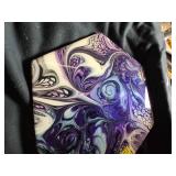 Unique Blue Marbled Sharry West Art