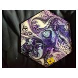 Unique Blue Marbled Sharry West Art