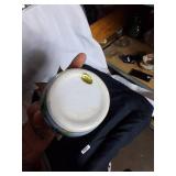 Vintage Flower Vase and Faux Plant Decor