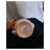 Vintage Glass Teapot w/ Flower Design