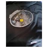 Glass Christmas Decor Bowl