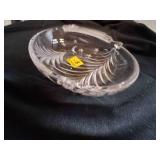 Glass Christmas Decor Bowl