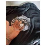 Glass Christmas Decor Bowl