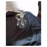 Vintage Glass Pitcher w/ Stopper