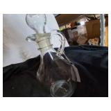 Vintage Glass Pitcher w/ Stopper