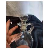 Vintage Glass Pitcher w/ Stopper