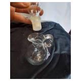 Vintage Glass Pitcher w/ Stopper