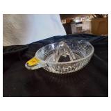 vintage glass citrus juicer