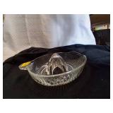 vintage glass citrus juicer