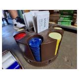 Poker Chips w/ Organizer