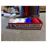 Poker Chips w/ Organizer
