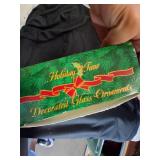 Holiday Time Glass Ornaments