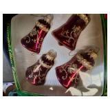 Holiday Time Glass Ornaments