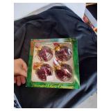 Holiday Time Glass Ornaments