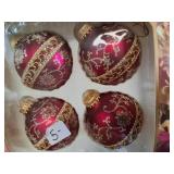 Renaissance Exquisite Glass Christmas Ornaments