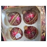 Renaissance Exquisite Glass Christmas Ornaments