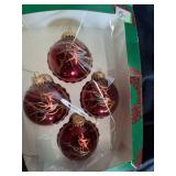 Holiday Time Red Ornaments