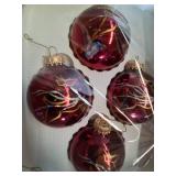 Holiday Time Red Ornaments