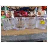 Vintage Glass Cup Set