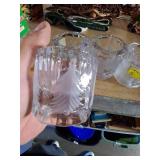 Vintage Glass Cup Set