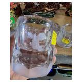 Vintage Glass Cup Set