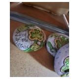 Garden Rocks w/ Clovers